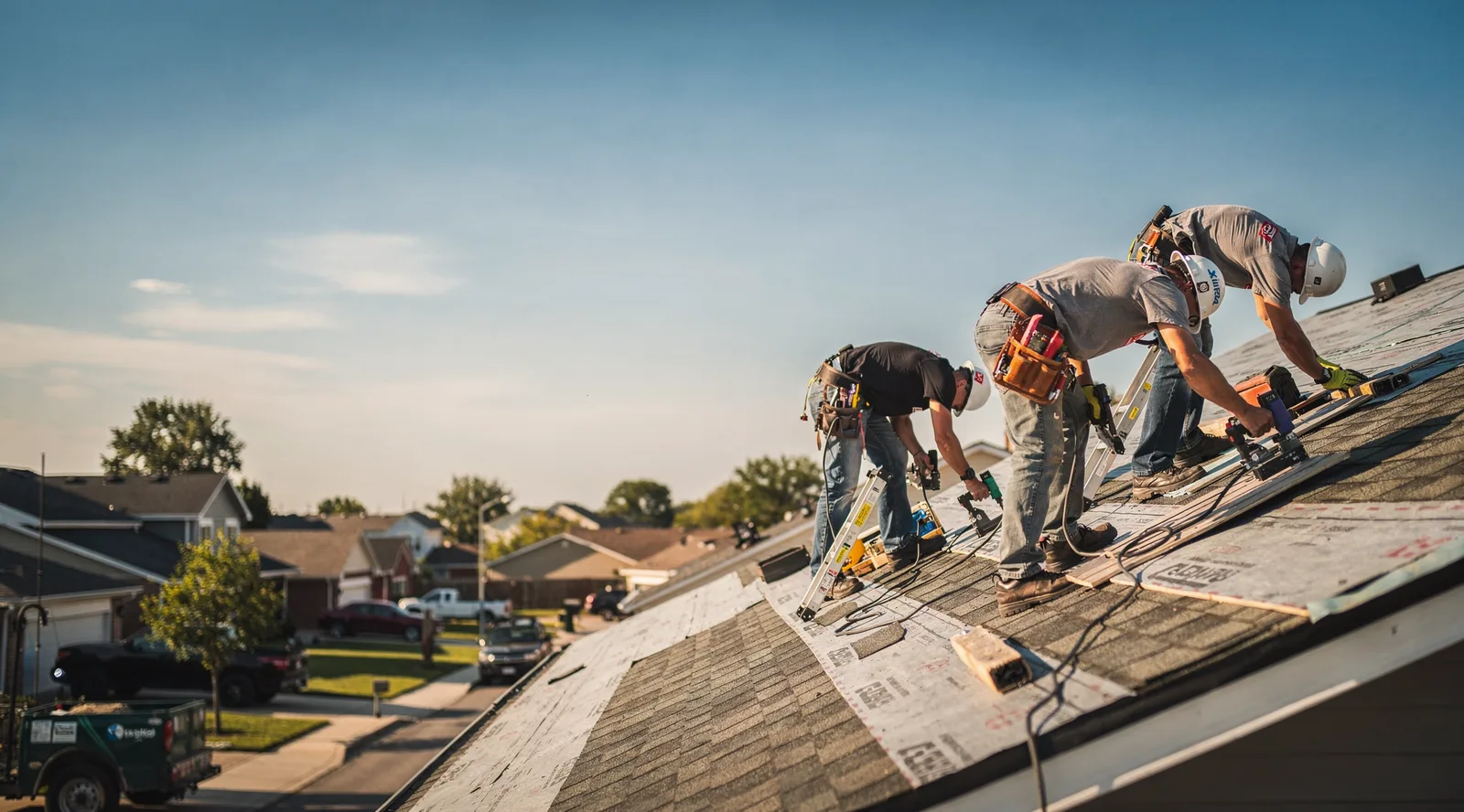 Roof Tarp Installation in South Barre, MA